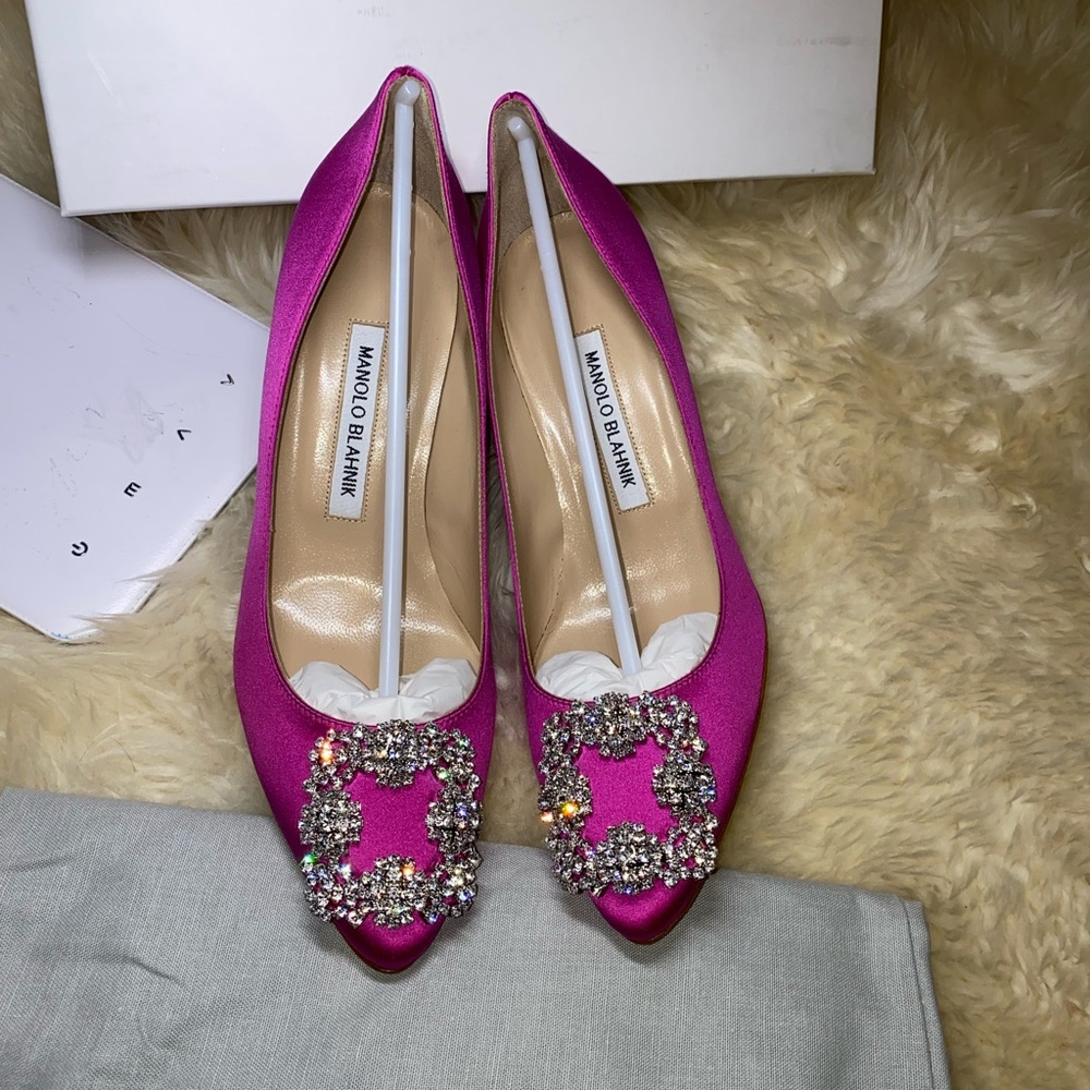 New authentic Manolo Blahnik hangisi pumps - Picture 7 of 14